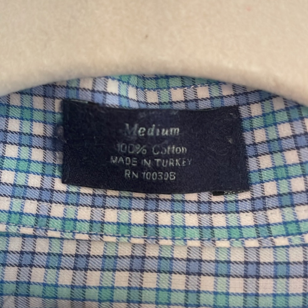 Peter Millar Button Down Size Medium Cotton - image 4